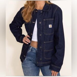 Carhartt Blue Jean Jacket Classic Workwear Style